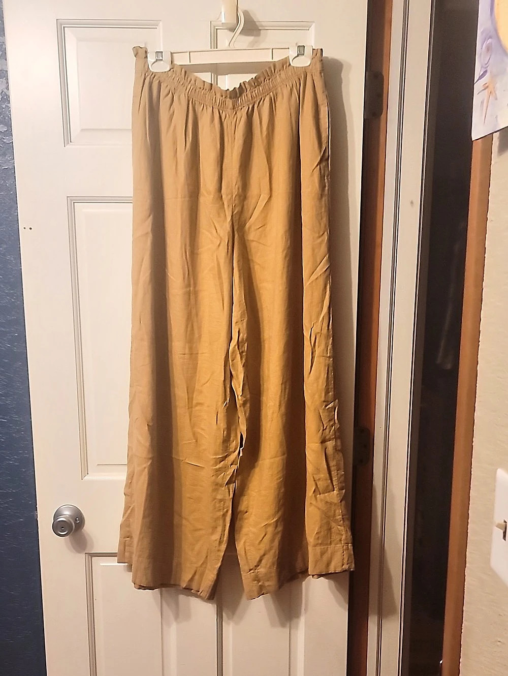 Wide Leg Pants in Brown Like New